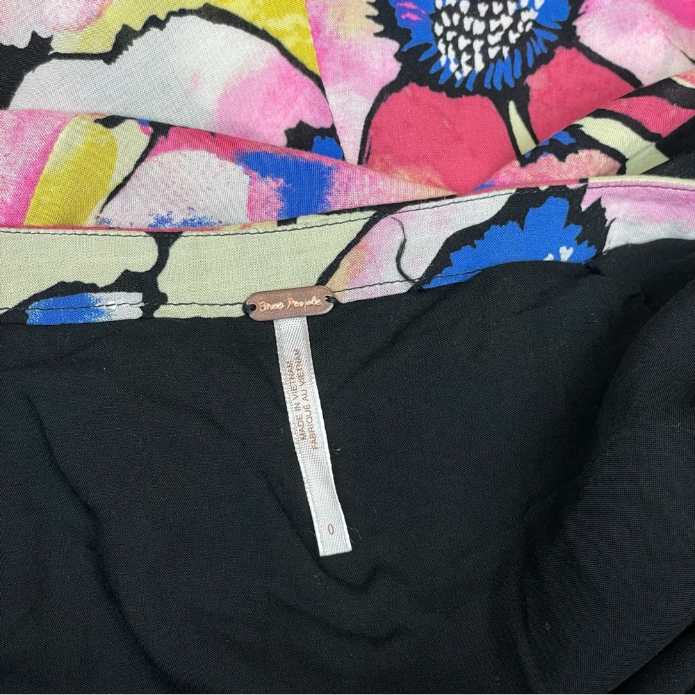 Free People Hot Tropics Maxi Skirt in Multicolor Floral Print Size 0 - Picture 12 of 16